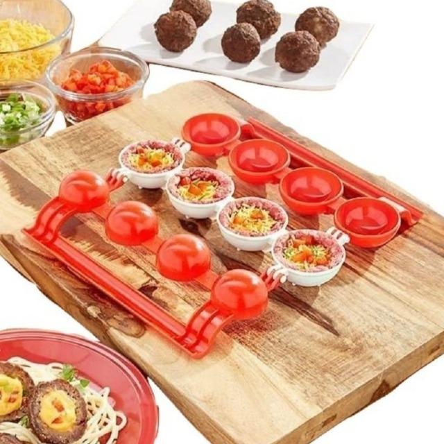 MAKBALL™ : Moule à Boulettes de Viande Farcies